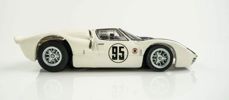 AFX 1966 Ford GT40 MKII #95 Daytona Mega G+ HO Slot Car