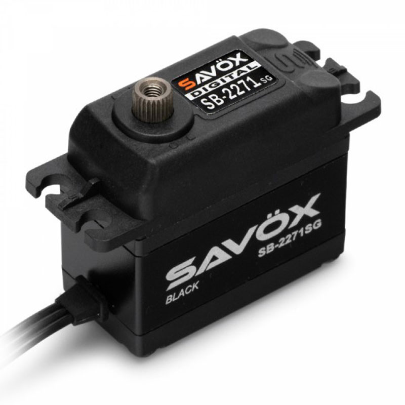 Savox SB-2271SG-BE Black Edition High Voltage Brushless Digital Servo 0.065sec / 277oz @ 7.4V