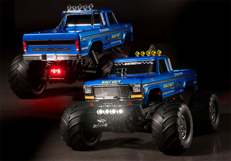 Traxxas BIGFOOT Classic w/LED Lights RTR RC Truck w/Battery