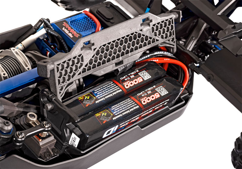 Traxxas Sledge Battery Tray with Dual 3s 5000mAh Lipo
