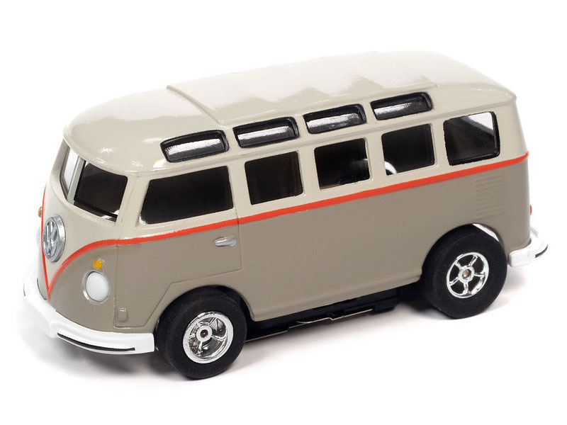 Auto World 1965 Volkswagen Samba Bus (Tan) X-Traction R34 HO Slot Car