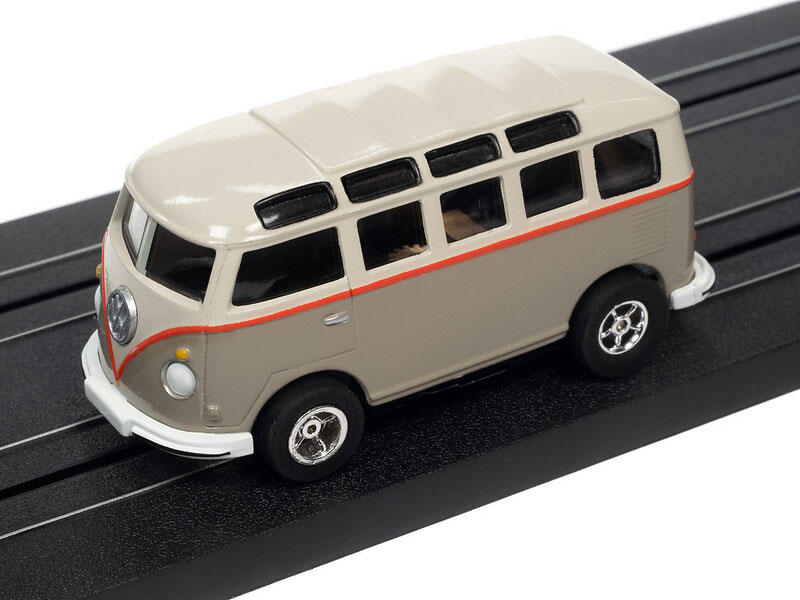 Auto World 1965 Volkswagen Samba Bus (Tan) X-Traction R34 HO Slot Car