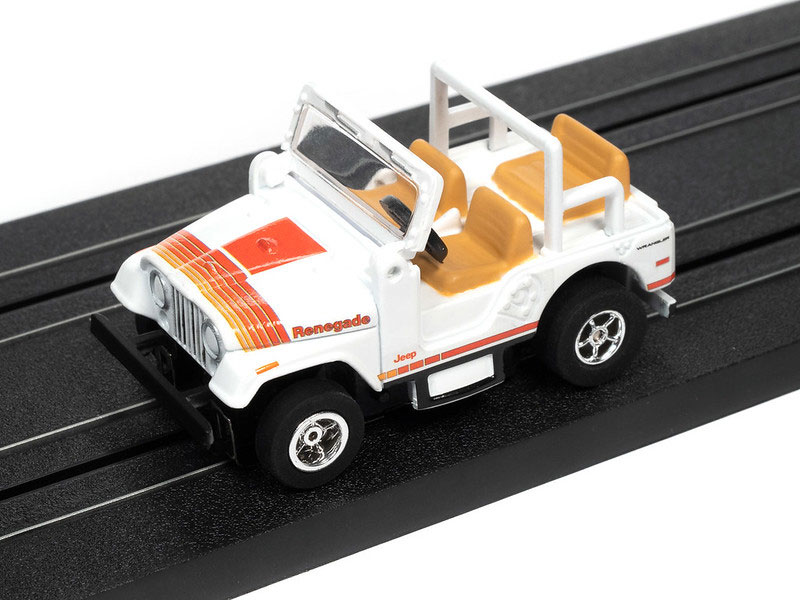 Auto World 1979 Jeep CJ-7 (White) X-Traction R34 HO Slot Car