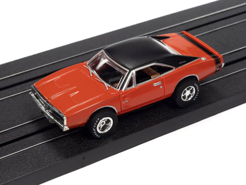 Auto World 1969 Dodge Charger (Red) X-Traction R35 HO Slot Car