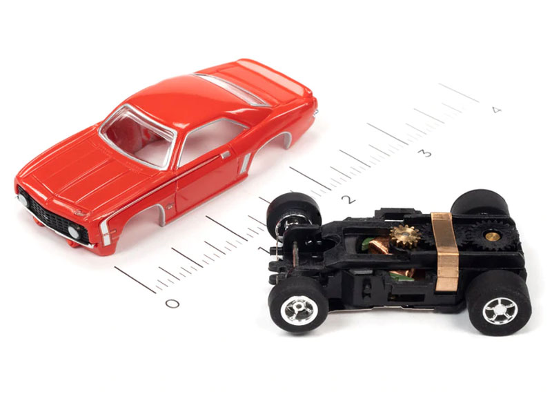 Auto World 1969 Chevrolet Camaro SS (Red) X-Traction R35 HO Slot Car