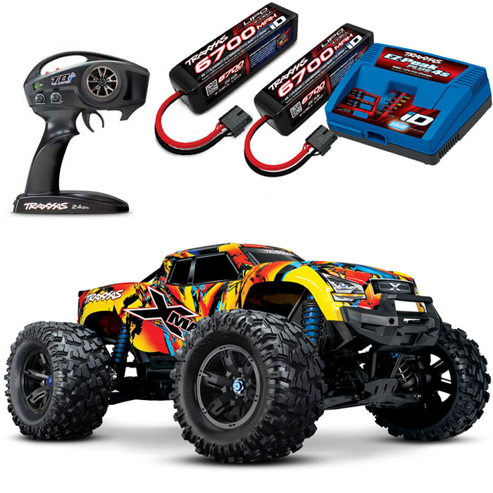 Traxxas X-Maxx 8S 4WD RTR Monster Truck Combo w/4S 6700mAh