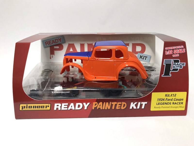 Pioneer 1934 Ford Coupe Legends Racer 'Ready Painted' (Orange/Blue