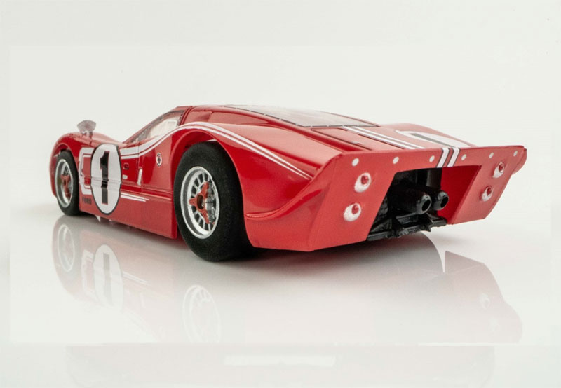AFX Ford GT40 MKIV #1 Red Mega G+ HO Slot Car