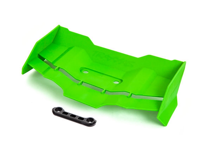 Traxxas Wing & Wing Washer w/ Hardware, Green