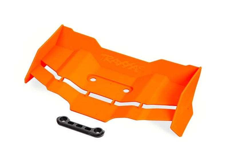 Traxxas Wing & Wing Washer w/ Hardware, Orange