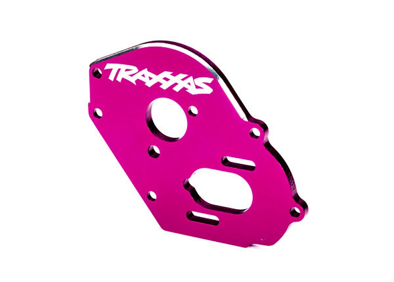 Traxxas Plate, Motor, Pink (4mm Aluminum ) w/ Hardware