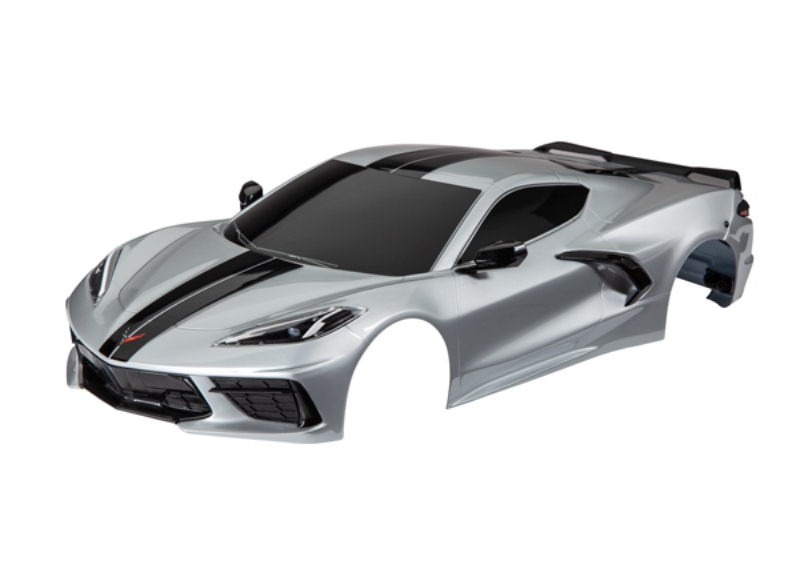 Traxxas Chevrolet Corvette Stingray Body (Clear, Trimmed)