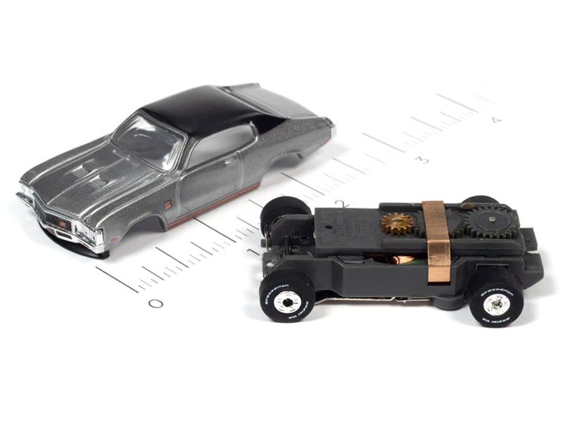 Auto World 1972 Buick GS (Silver) Cars N Coffee Thunderjet HO Slot Car