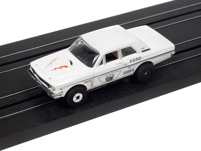 Auto World 1964 Ford Thunderbolt (White) Cars N Coffee Thunderjet HO Slot Car