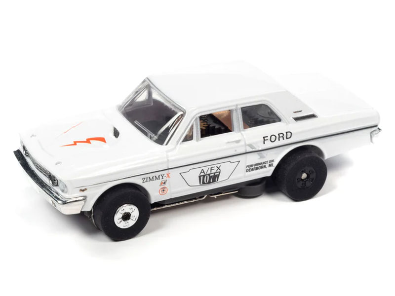 Auto World 1964 Ford Thunderbolt (White) Cars N Coffee Thunderjet HO Slot Car