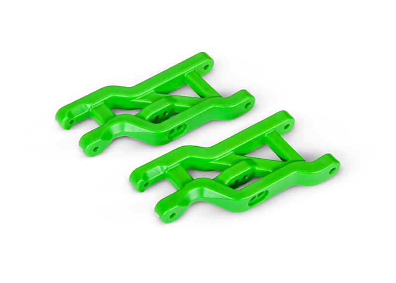 These are the Traxxas Heavy Duty Front Suspension Arms, Green (2)