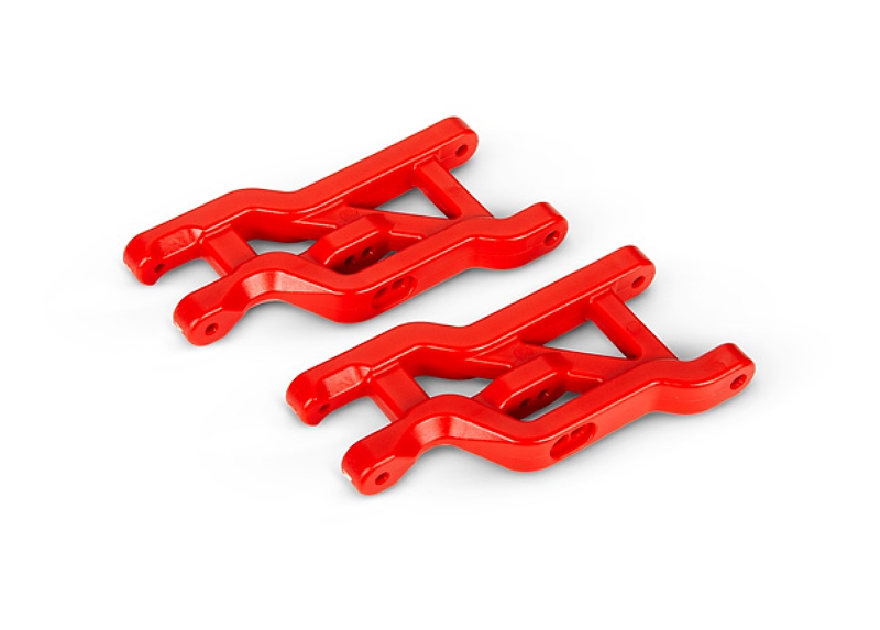 These are the Traxxas Heavy Duty Front Suspension Arms, Red (2)