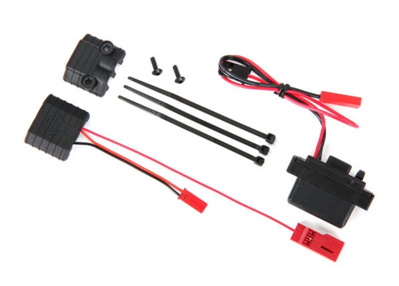 This is the Traxxas LED Lights, Power Supply (Regulated, 3V, 0.5-Amp) w/ Power Tap Connector