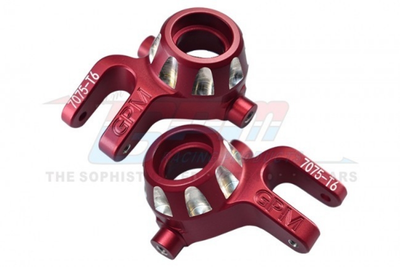 GPM Aluminum Front Knuckle Arms For Sledge (Red)