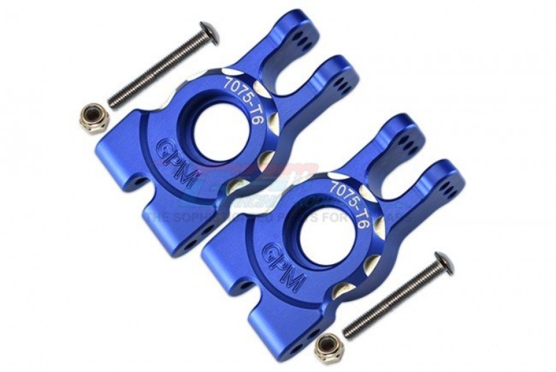 This is the GPM Aluminum Rear Knuckle Arm for Sledge (Blue)