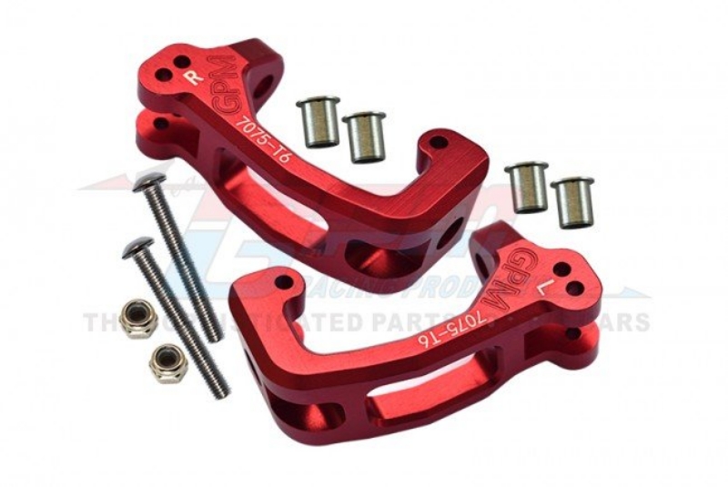 GPM Aluminum Front C-Hubs (Red)