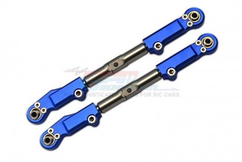 GPM Aluminum & Stainless Steel Front Upper Arm Tie Rod (Blue)