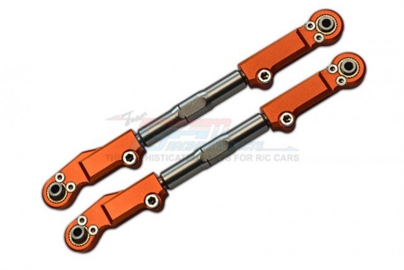 GPM Aluminum & Stainless Steel Front Upper Arm Tie Rod (Orange)