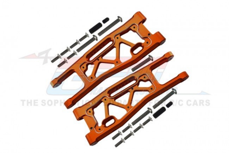 GPM Aluminium Front Lower Arms w/ Hardware (Orange)