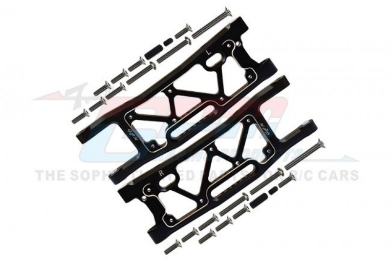 GPM Aluminium Rear Lower Arms w/ Hardware (Black)