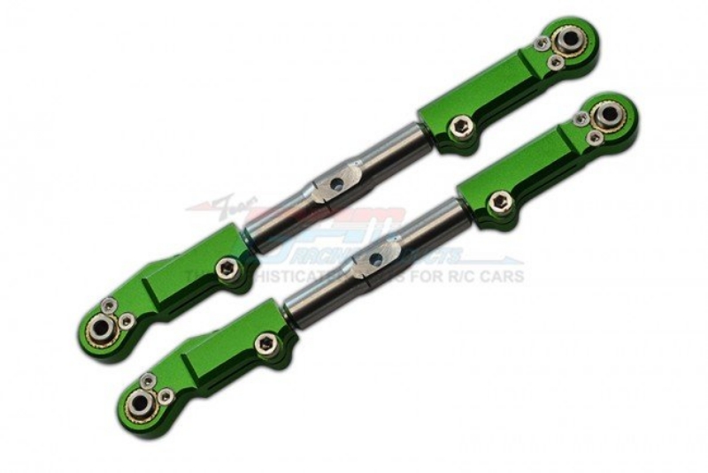 GPM Aluminum & Stainless Steel Rear Upper Arm Tie Rod (Green)