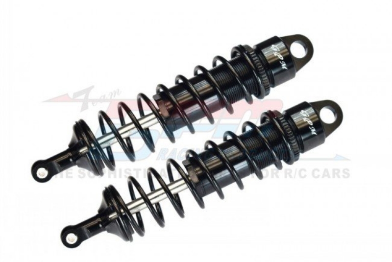 GPM Aluminum 6061-T6 Front Adjustable Spring Dampers for Traxxas Sledge (Black)