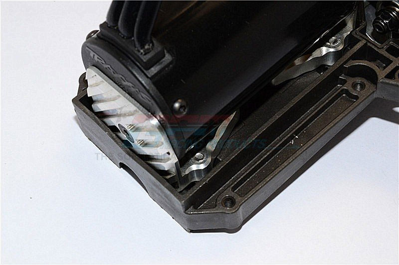 GPM Aluminum Motor Heat Sink Mount for X-Maxx - Installed