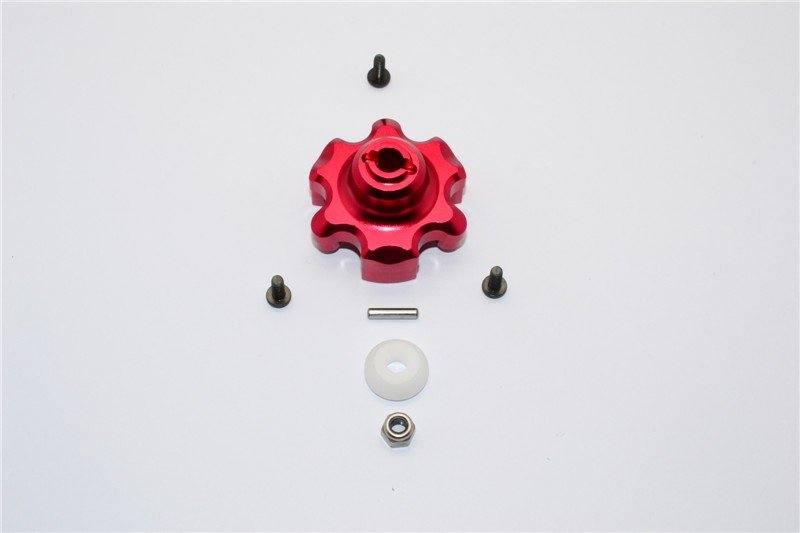 GPM Aluminum Spur Gear Adapter for X-Maxx (Red)