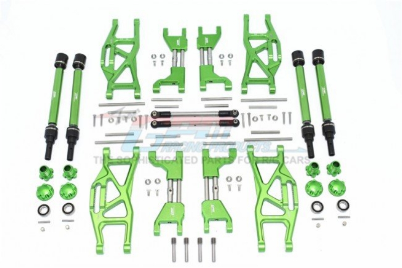 GPM Aluminum Widening Kit for Maxx (Green)