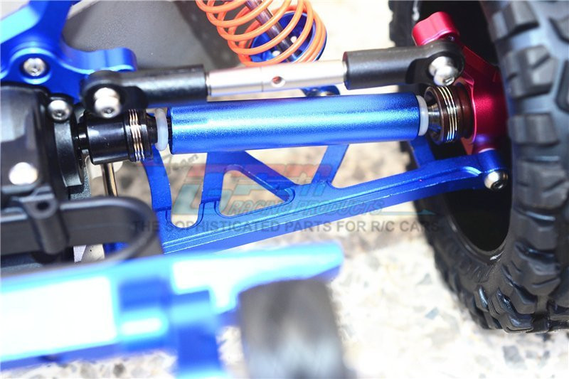 GPM Harden Steel #45 Rear AXLE W. Alloy Body (Blue) - Installed