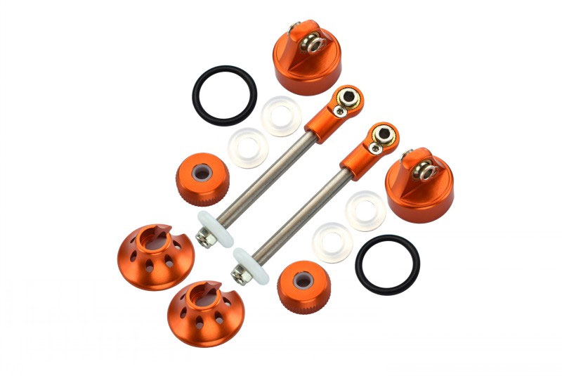 GPM Alloy Rebuild Kit Front Damper For Slash Rustler Stampede 4x4  (Orange)