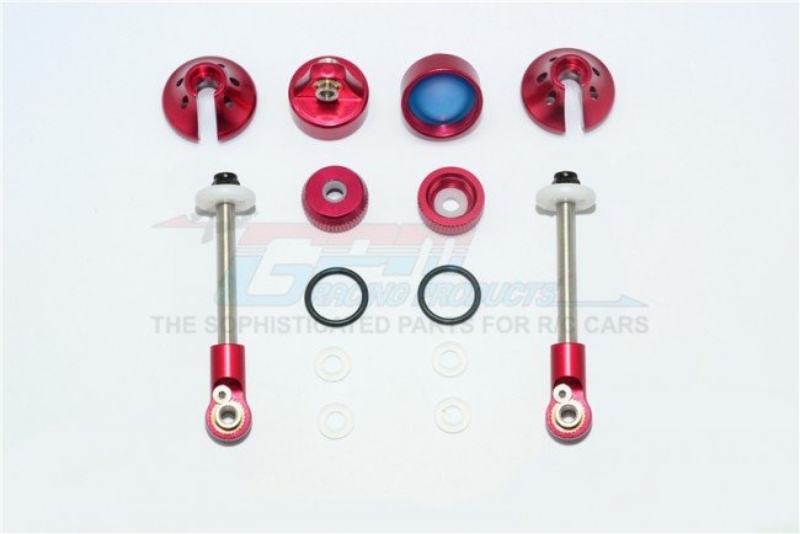 GPM Alloy Rebuild Kit Front Damper For Slash Rustler Stampede 4x4 (Red)