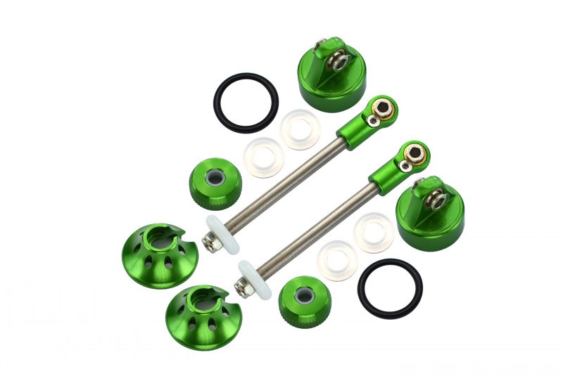 GPM Alloy Rebuild Kit For SLA102R Rear Damper, Slash Rustler Stampede Bandit (Green)