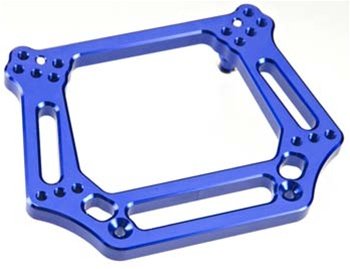 Integy Type II Aluminum Front Shock Tower for the Traxxas Stampede, Rustler and Slash (Blue)