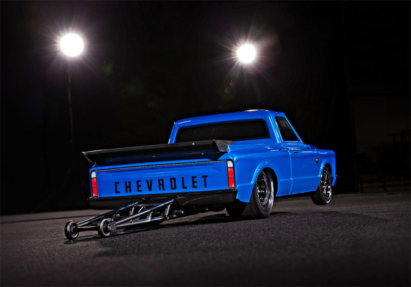 Traxxas Drag Slash 1/10 2WD Brushless 1967 Chevy C10 Drag Racing Trucks - (2) TRUCK COMBO