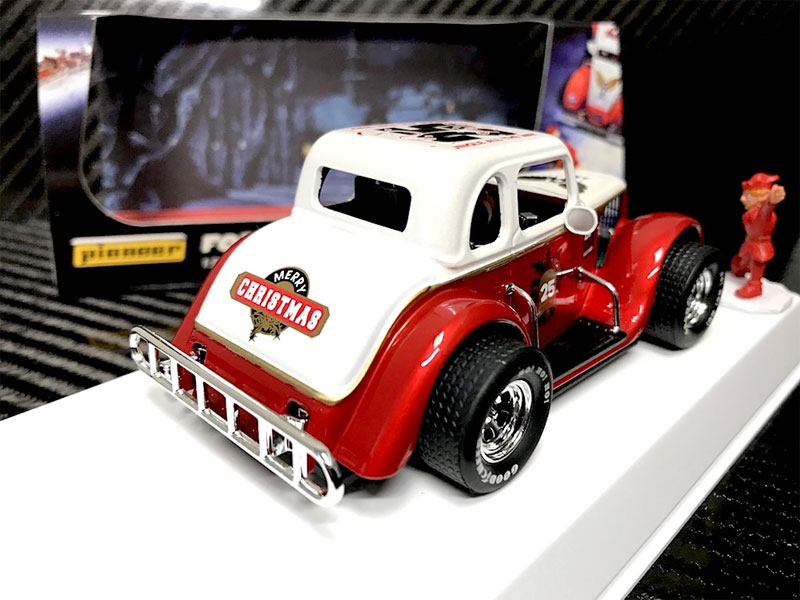 Pioneer 1934 Ford Coupe Legends - Red/White - The Legends of Christmas - Santa Special 1/32 Slot Car