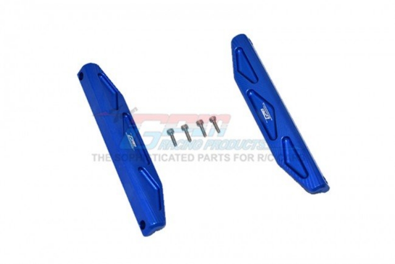 GPM Aluminum Chassis Nerf Bars For Hoss 4x4 (Blue)