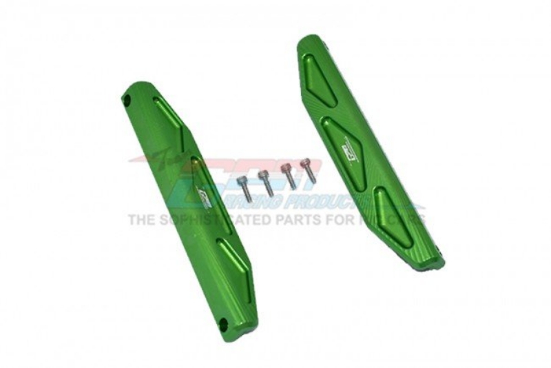 GPM Aluminum Chassis Nerf Bars For Hoss 4x4 (Green)
