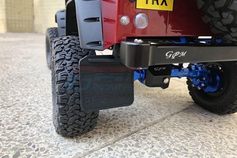 GPM TRX4 Polyurethane Front Rear Skid Plate Upgrade Kit - Installed