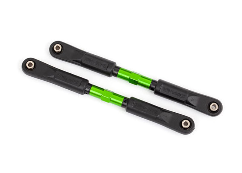 Traxxas Front Camber Links (Tubes Green-Anodized 7075-T6 Aluminum) (117mm) (2): Sledge