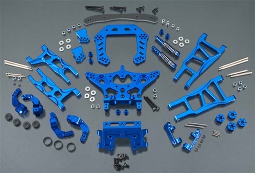 Integy Evo Conversion Set (Blue) for Traxxas Rustler XL-5 & VXL