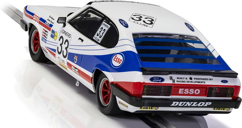 Scalextric Ford Capri MKIII - Spa 24hrs 1981 - Woodman, Buncombe & Clark 1/32 Slot Car