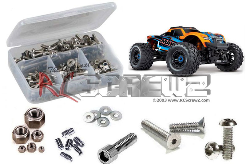 RC Screwz Traxxas Maxx 1/10th Monster (#89076-4) Stainless Steel Screw Kit