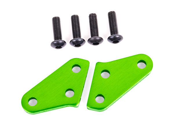 Traxxas Steering Block Arms (Aluminum, Green-Anodized) (2)