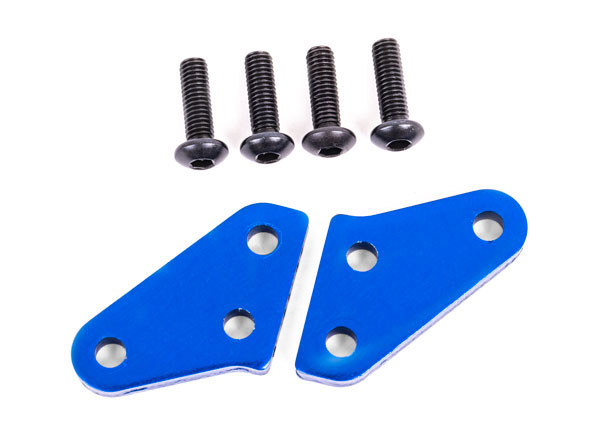 Traxxas Steering Block Arms (Aluminum, Blue-Anodized) (2)
